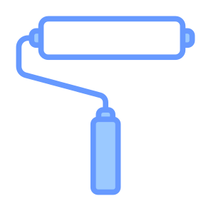 Paint Roller, Construction, Paint Roller, Home Repair, Work Tool icon