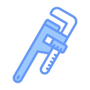 Pipe Wrench, Settings, Plumbing, Plunger, Wrench Tool icon