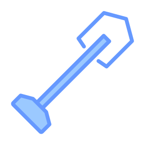 Shovel, Equipment, Gardening Tool, Construction And Tools, Farming And Gardening icon