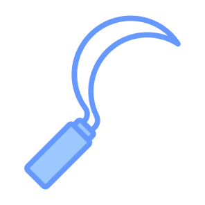 Sickle, Cutting, Equipment, Agriculture, Farming And Gardening icon