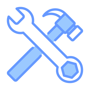 Wrench, Hammer, Worker, Improve, Construction And Tools icon