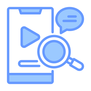 Content Analysis, Content, Analysis, Research, Optimization, Video  icon