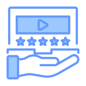 Video Rating, Video, Star, Ratings, Reviews, Feedback icon