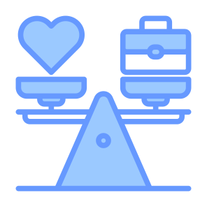 Balance, Work, Lifestyle, Portfolio, Quality Of Life  icon