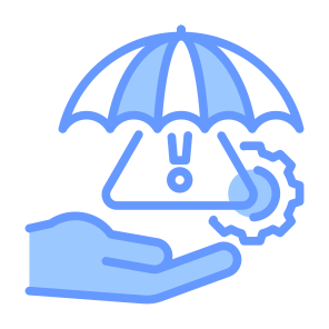Crisis Management, Risk Management, Umbrella, Insurance, Protection  icon