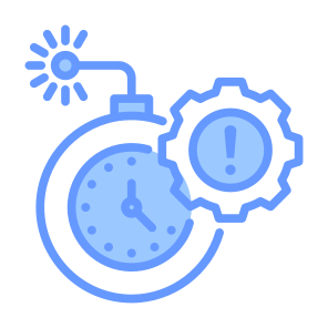 Deadline, Time Limit, Risk, Warning, Alert  icon