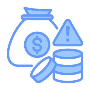 Financial Risk, Crisis, Financial, Risk, Money  icon