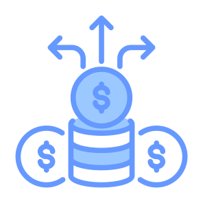 Investment, Invest, Decision, Money, Arrows icon