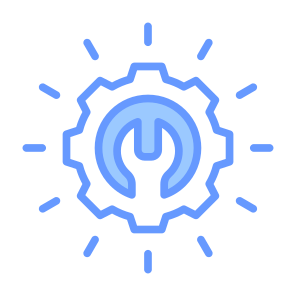 Recovery, Repair, Maintenance, Service, Settings icon