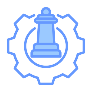 Strategy, Management, Process, Chess Piece, Tactics  icon