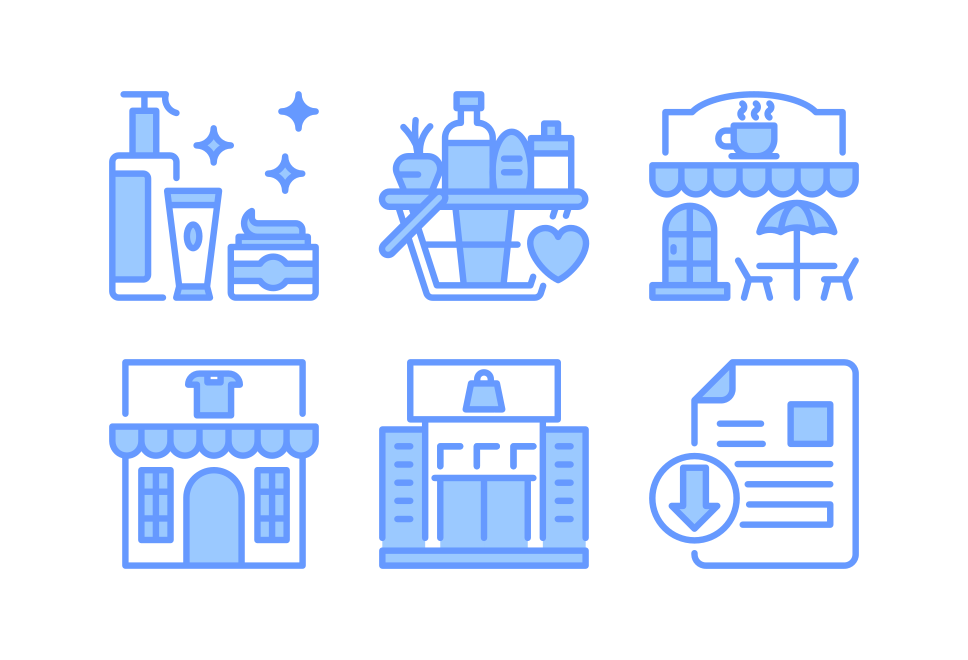 Shopping Store Large Set Preview