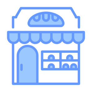 Bread Shop, Bread, Food, Bakery, Pastry, Store icon