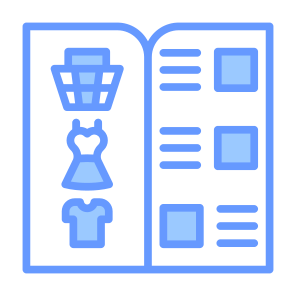 Catalog, Shopping, List, Products, Clothes, Brochure icon