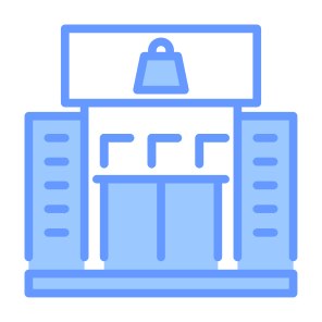 Department, Mall, Building, Store, Supermarket, Shopping Center icon