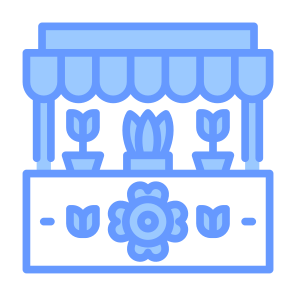 Flower Shop, Vendor, Plant, Floral, Bloom, Bouquet icon