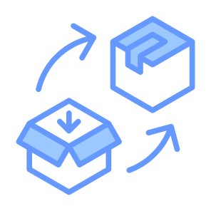 Packaging, Box, Wrap, Open, Product, Delivery  icon