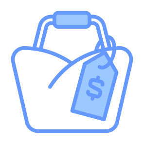 Price Tag, Sale, Price, Dollar, Label, Tag, Bag icon