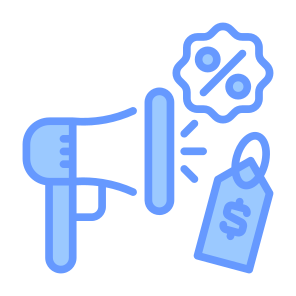 Promotion, Announce, Discount, Speaker, Marketing icon