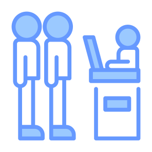 Queue, People, Wait, Service, Line, Order  icon