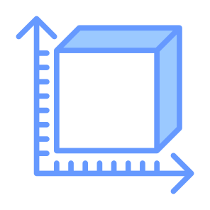Size, Box, Fit, Scale, Measure, Dimension icon