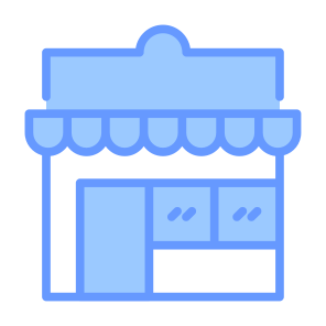 Store, Retail, Shop, Sale, Storefront, Building icon