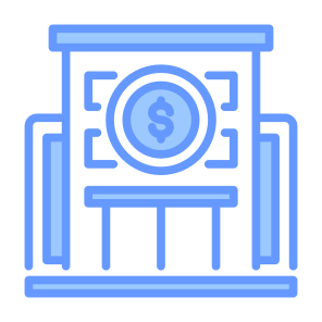 Bank, Money, Business, Savings, Finance, Architecture And City icon