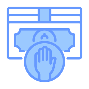 Forbidden, No Money, Dismiss, Prohibition, No Touch icon