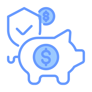 Piggy Bank, Savings, Cost Saving, Security, Bank, Money Saving icon