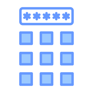 Pin Code, Password, Pin, Passkey, Security  icon