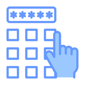 Pin Number, Code, Access, Payment, Pin  icon