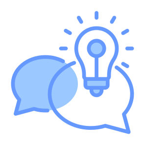 Advice, Speech Bubble, Communications, Idea, Tips  icon