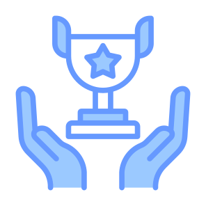 Award, Hand, Trophy, Champion, Winner icon