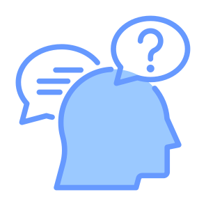 Question, People, Thinking, Hypothesis, Assumption  icon