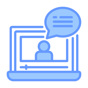 Tutorial, Communications, Lesson, Live Streaming, Online Video  icon