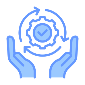 Work Process, Setting, Automatic, In Progress, Consolidation  icon