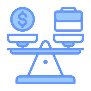 Balance, Job, Scale,  Work, Money icon