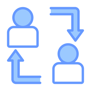 Change, Exchange, Reference, People, Networking icon