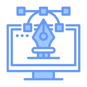 Graphic Design, Web Design, Designer, Pen Tool,  Digital Art  icon