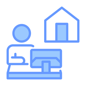 Work From Home, People, Remote, Professions And Jobs, Freelance icon