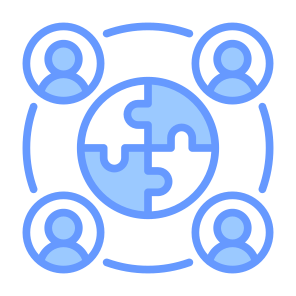 Cooperation, Puzzle, Collaboration, Problem Solved, Teamwork, Team icon