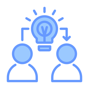 Knowledge Transfer, Knowledge, Creative, Idea, Exchange Ideas, Sharing icon