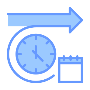 Long Term, Schedule, Planing, Deadline, Time Management, Visionary  icon