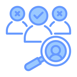 Selection, Select, Choice, Team, Recruitment, Screening icon