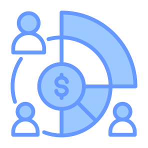 Shareholder, Profit, Investment, User, Pie Chart, Investor  icon