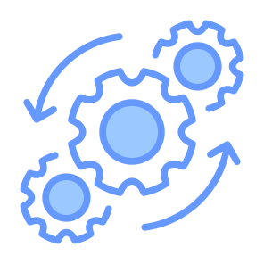 Synergy, Rotation, Process, Lifecycle, Transition, Continuity   icon