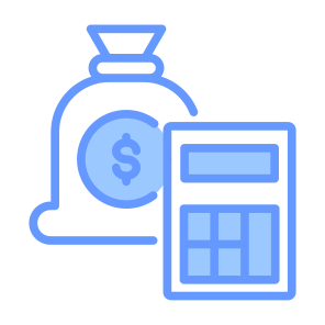 Cost, Budget, Calculator, Money, Expenses  icon