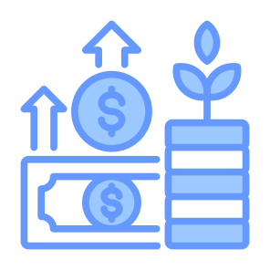 Financial Growth, Finance, Profit, Growth, Money icon