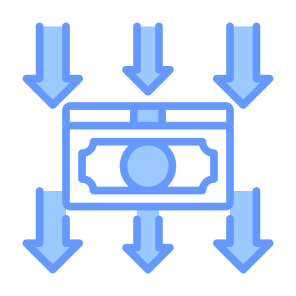 Money Flow, Money, Economy, Reduce Cost, Investment icon