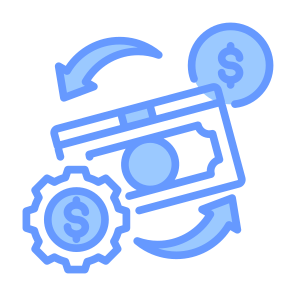 Money Management, Cost, Investment, Control, Money icon