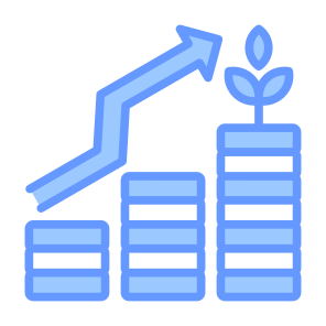 Profit, Money, Market, Growth, Finance icon